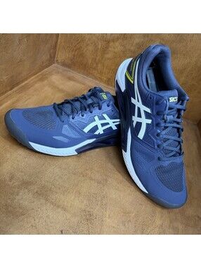 Asics Gel Challenger 13 Men Sz 12 Blue Athletic Pickleball Tennis Shoes 1041A222